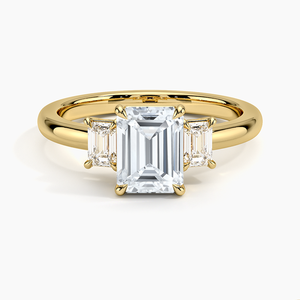 Anillo de Compromiso de Moda en Color Dorado con Diamantes Brillantes, Joyería Romántica para Propuesta de Matrimonio, Regalo para Mujer - Product Image 2