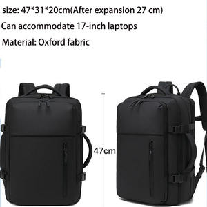 Sac à dos tactique Oxford à compression sous vide avec pompe à air, port USB, étanche, antivol, en polyester, 36-56L, pour affaires et voyages 2026 - Product Image 4