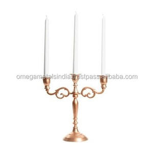 Personalizado de tallo largo de Metal vela Palo Alto boda fiesta decoración de mesa de Metal decorativo soporte de la vela - Product Image 6