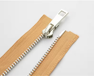 Multi-color 5# Durable Metal Zipper Open-end Garment Accessories for Clothing Coat <b>Bag</b> <b>Sewing</b> Widely Used - Product Image 2