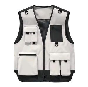 Veste sans manches pour homme à multiples poches, veste personnalisée avec poche zippée, veste pour homme de haute qualité, vente chaude - Product Image 1
