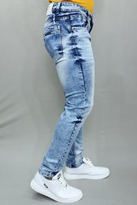 Jeans Gex para Hombre, Corte Regular, Cintura Media, Elásticos, Color Azul Claro, Calidad Premium, Más Vendidos - Product Image 2