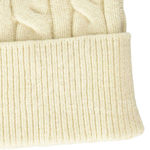Ribbed Beanie Hat Solid Color Knit <b>Winter</b> <b>Cap</b> Unisex Adult 56-58CM Acrylic Casual Style - Product Image 4