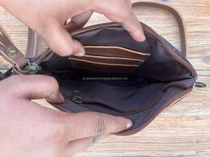 Nouveau Western usiné en cuir gland selle couverture bracelet fronde sac à main de haute qualité usiné à la main cousu sac à main femmes Mini sac à main - Product Image 6