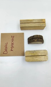 Wooden <b>Card</b> Stand <b>Table</b> Top Menu Support Base Photo <b>Card</b> Holder <b>Table</b> Number Stand and India Hanidcraft - Product Image 5