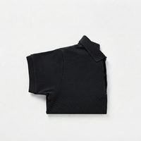Chemise pour homme de haute qualité, logo personnalisé, manches courtes, coton tricoté, anti-rides, formelle