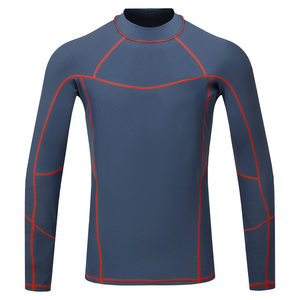 Chemise de sport pour homme en nylon et spandex, manches longues, imprimée par sublimation, séchage rapide, légère, pour sports nautiques et activités de plein air - Product Image 1