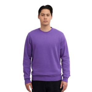 เสื้อสเวตเชิ้ตคอกลมผ้าฝ้ายฟลีซคุณภาพสูงสำหรับผู้ชาย 100% ผลิตตามสั่ง เป็นมิตรกับสิ่งแวดล้อม ระบายอากาศได้ดี แห้งเร็ว เหมาะสำหรับฤดูหนาว - Product Image 1