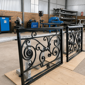 Systèmes de balustrades de balcon en fer forgé durables, construits avec expertise pour résister aux intempéries extrêmes tout en conservant une élégance sophistiquée. - Product Image 1