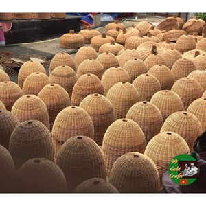 Vietnam Handmade Bamboo Hanging <b>Lamp</b> Woven Rattan Style Pendant Light <b>Shade</b> for Cafe Restaurant Hotel Home Interior Decor - Product Image 1