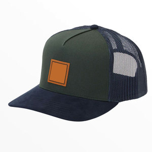 Wholesale Blank New Style Trucker Hats <b>Plain</b> High Quality Easy Adjustable Custom Embroidery Logo Mesh Trucker <b>Caps</b> for Men BY HI - Product Image 1