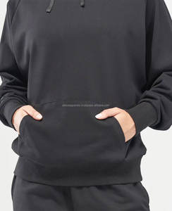 เสื้อฮู้ดผ้าเกล็ดปลาเทอร์รี่สำหรับผู้หญิงเสื้อฮู้ดแฟชั่นซิปเต็มตัวสำหรับผู้หญิง - Product Image 5