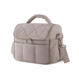 Multi-Functional 6.7L <b>Insulated</b> <b>Lunch</b> Carrier with High-Density Fabric and Sturdy Zippers Lightweight Food Tote - Product Image 6