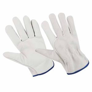 Guantes de Trabajo de Piel de Cabra y Vacuno de Primera Calidad, Guantes de Protección Industrial para Conducir, Resistentes al Calor - Product Image 1