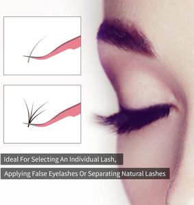 Pinzas de Belleza de Alta Calidad con Logotipo Personalizado, Punta de Fibra, Acero Inoxidable, Pinzas de Aislamiento para Extensión de Pestañas - Product Image 2