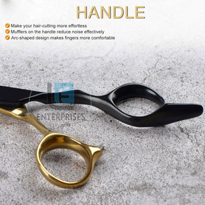 กรรไกรตัดผมมืออาชีพ สแตนเลสคุณภาพสูง น้ำหนักเบา ทนทาน ใช้ซ้ำได้ - Product Image 5