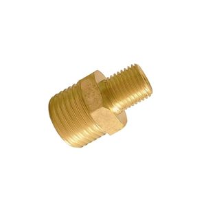 Conector reductor hexagonal de latón de alta calidad 1/4 x 1/2 BSP macho, reductor de tuberías 1/4 x 1/2 - Product Image 4