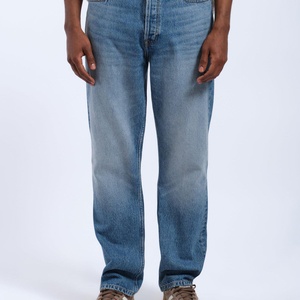 Jeans de Hombre de Pierna Recta, Corte Holgado, Denim de Peso Medio, Casual, Transpirable, Vintage, Lavado a la Piedra, Algodón, Estilo Hip Hop, Invierno - Product Image 5