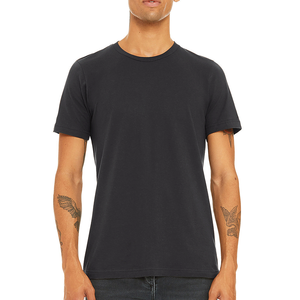 เสื้อยืดคอกลมผ้าฝ้ายเจอร์ซีย์ 100% ระบายอากาศได้ดี แห้งเร็ว แขนสั้น รุ่นพื้นฐาน สำหรับผู้ชาย สีดำ ไซส์ XL Stonefield - Product Image 5