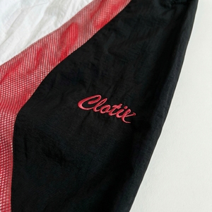 Women <b>Retro</b> Colorblock <b>Tracksuit</b> Set | Custom 2 Piece Windbreaker Jacket & Jogger Pants | OEM Sportswear Manufacturer - Product Image 4