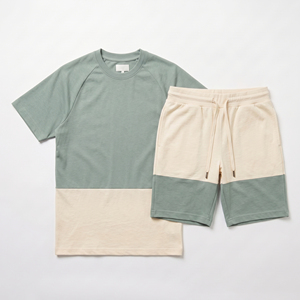 Conjunto de Camiseta y Pantalones Cortos de Algodón 100% con Estampado Personalizado para Hombre, Estilo Urbano, Ropa de Verano de Secado Rápido y Transpirable - Product Image 3