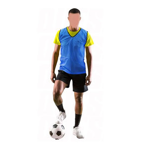 Pinnies Soccer Pennies Team Mesh Practice Jersey Teen Lightweight Breathable Scrimmage Training Vest Sports Football <b>Basketball</b> - Product Image 3