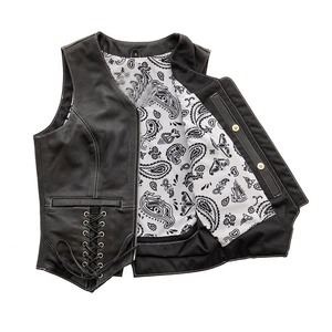 Women's Rodeo Cowgirl Leather <b>Vest</b> Western Fringe Style Factory Price Wholesale Private Label - Product Image 2