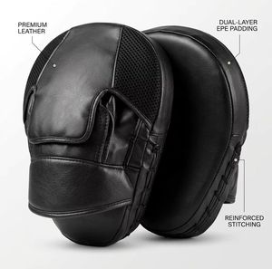 Guantes de Boxeo Personalizados de Cuero Genuino, Manoplas de MMA, Protectores de Muay Thai, Rellenos de EPE, Cierre de Gancho y Bucle - Product Image 1