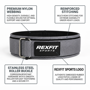 Cinturones de Nylon Ajustables al por Mayor para Levantamiento de Pesas y Powerlifting con Soporte Ajustable, Personalización de Marca, OEM al por Mayor - Product Image 5
