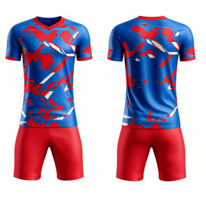 Uniforme de Fútbol Ligero y Transpirable de Alta Calidad, Conjunto de Camiseta Personalizada para Equipo, Manga Corta, Secado Rápido, Impresión por Sublimación para Partidos - Product Image 5
