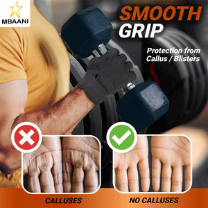 Guantes de Entrenamiento para Hombre y Mujer - Guantes de Gimnasio y Levantamiento de Pesas con Agarre Mejorado, Soporte para Muñecas y Protección para las Palmas - Fitness - Product Image 5