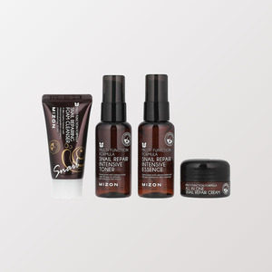 ชุดผลิตภัณฑ์ดูแลผิวหน้าเกาหลี Mizon K-Beauty Snail Miniature Set ชุด 4 ชิ้น ผลิตในเกาหลี สำหรับทุกเพศ กล่องผลิตภัณฑ์ดูแลผิวหน้าเกาหลี - Product Image 5