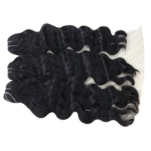 Vente en gros Faisceaux de cheveux trame machine Extensions de cheveux humains vietnamiens Cheveux bruts longueur et textures personnalisées - Product Image 1