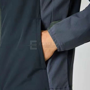 Chaqueta Deportiva Cortavientos para Hombre, Ajustada, a la Moda, con Cierre, Cómoda, para Entrenamiento - Product Image 3