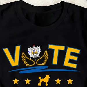 Custom <b>Women</b> Vote T-<b>Shirt</b> <b>Black</b> Graphic Printed Short Sleeve Crew Neck Cotton Tee Voting Awareness Casual Fashion Streetwear - Product Image 5