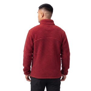 Winter Warm Polar <b>Fleece</b> <b>Jacket</b> Men's Loose Fit Outdoor Windproof Sherpa 340gsm <b>Thick</b> OEM Service - Product Image 3