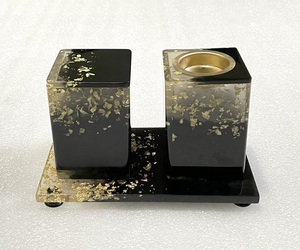 Premium Design Resin Bakhoor Burner Tray <b>Set</b> Resin Mubkhar Tray <b>Set</b> Incense Burner Tray <b>Set</b> Loban At factory Wholesale Price - Product Image 1