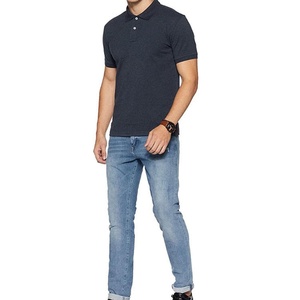 Polo personnalisé Laest pour hommes, 100% coton, t-shirt polo avec logo personnalisé imprimé, manches courtes, mode, t-shirts polo pour hommes avec faible MOQ - Product Image 1