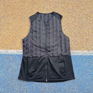 Chaleco Deportivo de Invierno para Hombre, Chaqueta Cálida con Cuello Alto y Cremallera, Mangas Acolchadas, Diseño con Cuello en V para Senderismo y Running - Product Image 4