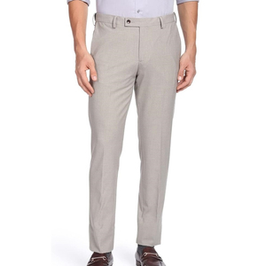 Street Style <b>Men's</b> Casual Pants <b>Men's</b> <b>Trousers</b> Stretch Super Flex Waist Slim Fit Flat Dress Pants Formal Chino Pants Breathable - Product Image 1