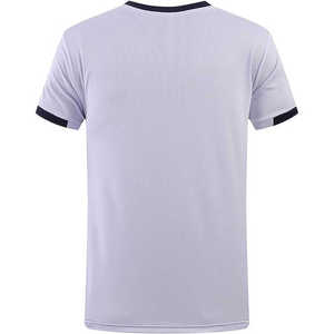 Nouveau modèle 2026 – Ensemble maillot de football sublimé pour homme, rayé, manches courtes, col en V, en polyester anti-humidité, coupe athlétique - Product Image 4