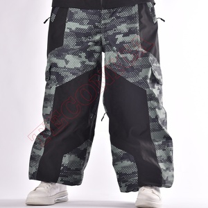 Pantalones de esquí 2026 personalizados estilo urbano OEM para snowboard, transpirables, impermeables 10.000 mm, de secado rápido, con cierre de cordón, cortavientos, oversize - Product Image 1