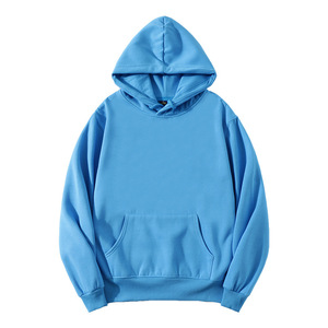 Sweat-shirts à capuche unis pour hommes, prix de gros abordable, en molleton épais, chauds pour l'hiver, designs variés - Product Image 5