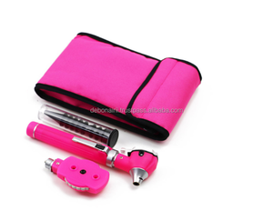 Set de Otoscopio y Oftalmoscopio Eléctrico de Acero Inoxidable para Uso Médico Veterinario, Herramienta de Diagnóstico Certificada CE ISO para Oído y Ojo - Product Image 1