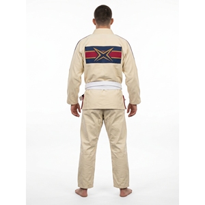 Uniforme de compétition de Jiu-Jitsu brésilien OEM personnalisé IBJJF, 550 GSM, tissage en coton doré, BJJ Gi Workwear - Product Image 2