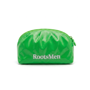Noun Green Nylon <b>Lady</b> Cosmetic Bag Medium Size Zipper Closure Portable Customizable Pattern Fluffy - Product Image 5