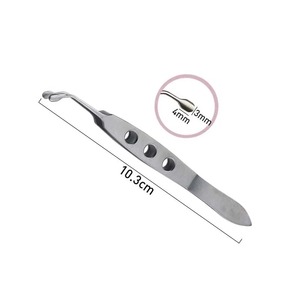 1 unidad Pinza de masaje de acero inoxidable/titanio para glándulas de Meibomio y párpados, herramienta oftálmica, 6 tipos opcionales - Product Image 6