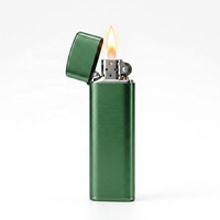 Briquet électronique rechargeable en métal Serigs, coloré, de qualité supérieure, résistant au vent, pour barbecue en plein air, cigarettes