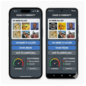 แอป RoyalCraft Meme Generator – สร้างมีมตลกๆ แก้ไขรูปภาพ สร้างเทมเพลตไวรัล และแชร์ได้ทันทีบน ios/android - Product Image 4