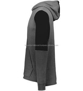 เสื้อฮู้ดผ้าคอตตอนสีเทาและขนแกะสีดำสำหรับ100% สำหรับผู้ชายพิมพ์ลายฤดูร้อน - Product Image 3